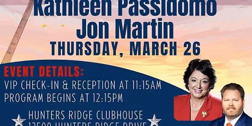 Legislative Luncheon with state senators Passidomo and Martin