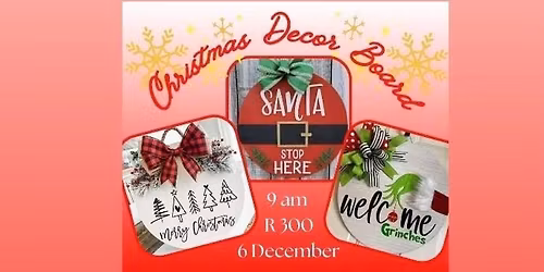 Christmas Decor Board