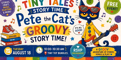 Tiny Tales - \u2728Pete the Cat's Groovy Story Time \ud83c\udfb8