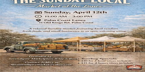 The Sunday Local Market at Palm Coast Lanes