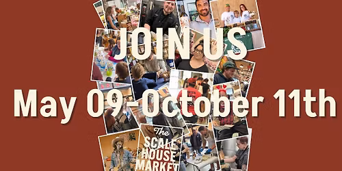 Opening Weekend of the Outdoor Market Season at the Scale House Market! 