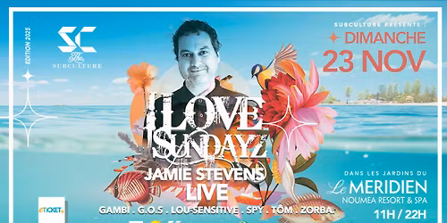 I LOVE SUNDAYZ with JAMIE STEVENS (Live) 23\/11\/25