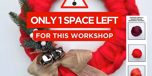 \ud83c\udf84\u2665\ufe0f\u2764\ufe0f\ud83c\udf1fCHRISTMAS ROVING WREATH WORKSHOP\ud83c\udf1f\u2764\ufe0f\u2665\ufe0f\ud83c\udf84 (REDS)\u2764\ufe0f\u2665\ufe0f