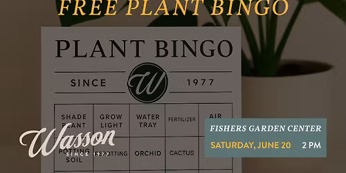 FREE Pollinator Plant Bingo