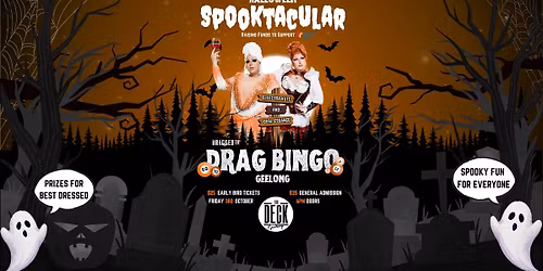 Spooktacular Drag Bingo @ The Deck Geelong