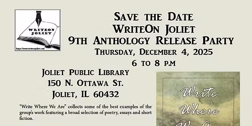 WriteOn Joliet Anthology Release Party