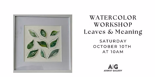 Watercolor Leaves Workshop with Regina West