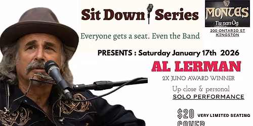 SIT DOWN SERIES  presents: AL LERMAN