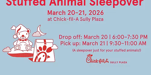 Stuffed Animal Sleepover