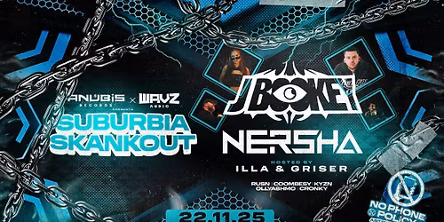 SUBURBIA SKANKOUT | JBOOKY, NERSHA + MORE! | WAVZ x ANUBIS
