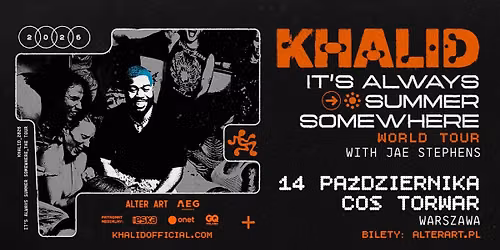 [ODWO\u0141ANY] KHALID | 14.10.2026 | COS TORWAR, WARSZAWA