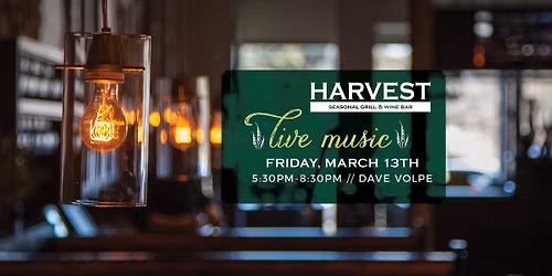 Dave Volpe at Harvest Moorestown
