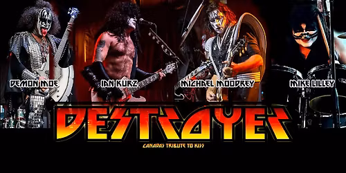 DESTROYER Canada Tribute to KISS @WFCU Centre - Windsor Spitfires vs Flint Firebirds