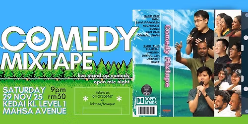 COMEDY MIXTAPE: Live Stand-Up Comedy Open Mic Night VOL.33 