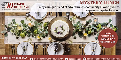 Mystery Lunch, inc Coach Travel