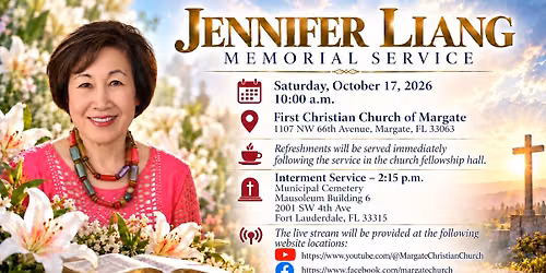 CELEBRATION OF LIFE \u2014 JENNIFER Y. LIANG, M.D.