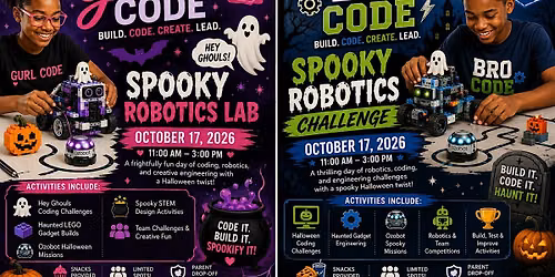 The Bro Code \u2013 October STEM Session Spooky Robotics Challenge