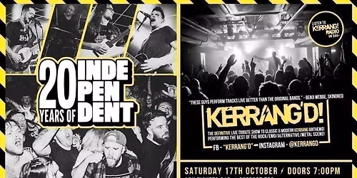 Kerrang\u2019d! (Live UK Tour) \u2013 Sunderland