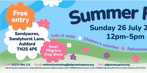 Pilgrims Summer Fair at Sandyacres