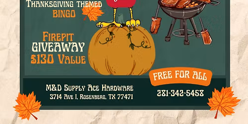 Thanks-Grilling at M&D Supply Rosenberg