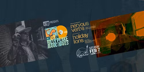 Archie Fox Live Presents: Billy Peake - Manic Waves LP Release show