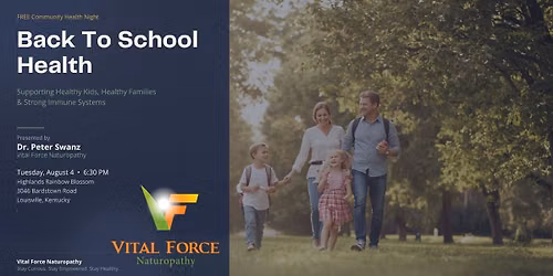 Back to School Health: Supporting Healthy Kids, Healthy Families, and Strong Immune Systems