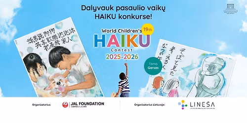 I\u0161girsk akimirk\u0105: pasaulio vaik\u0173 haiku konkursas 