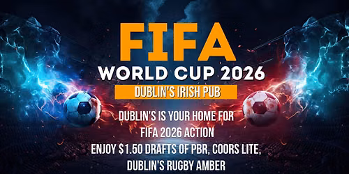 USA vs. Australia Watch Party @Dublin's Irish Pub