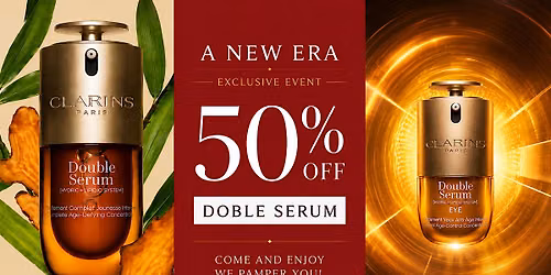 A NEW ERA BIG SALE 50% OFF EXCLUSIVE EVENT  With Clarins at ULTA BEAUTY