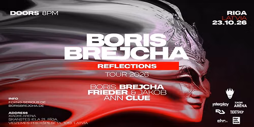 BORIS BREJCHA Reflections Tour 2026 - Latvia