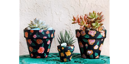 Artsy Flower Pots - Paint and Sip in Indianapolis | Classpop!\u2122