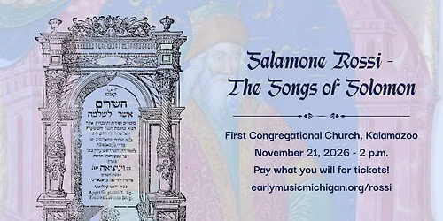 Salamone Rossi - The Songs of Solomon