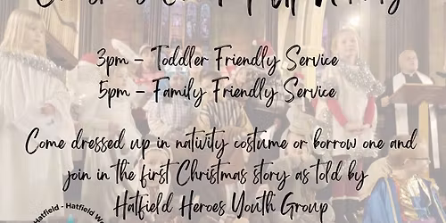 Christmas Eve Pop Up Nativity Services