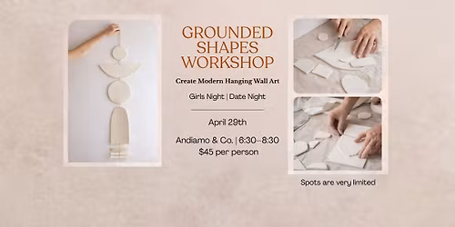 Grounded Shapes | Modern Wall Hanging Workshop
