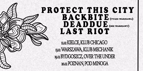 PROTECT THIS CITY | LAST RIOT | IENAI | Pozna\u0144, Pod Minog\u0105 \/ 20.12.2025