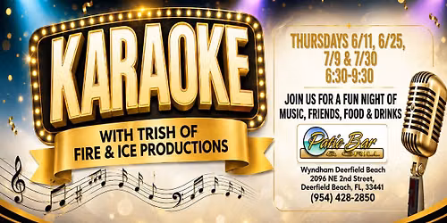 Karaoke Night at Patio Bar Deerfield Beach