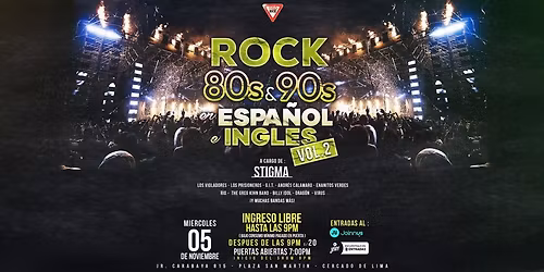 \ud83c\udfb8\ud83d\udd25 \u00a1ROCK DE LOS 80s & 90s EN ESPA\u00d1OL E INGL\u00c9S VOL 2! \ud83d\udd25\ud83c\udfb8