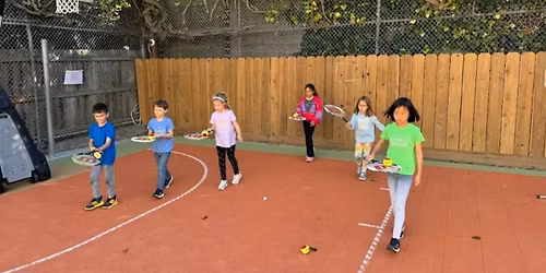 Fun After-School Tennis Program at Barron Park Elementary School