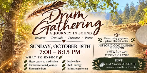 Drum Gathering, A Journey in Sound