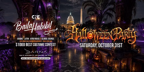 Baila Habibi \u062d\u0628\u064a\u0628\u064a Halloween Party DMV