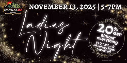Ladies Night at Colorado Ace Golden
