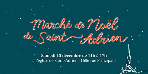 March\u00e9 de No\u00ebl de Saint-Adrien \u2014 \u00c9dition 2025