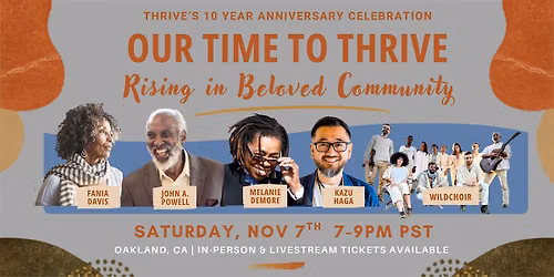 Our Time to Thrive: Rising in Beloved Community