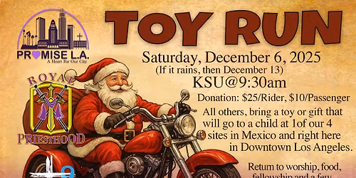 Toy Run with Royal Priesthood MM