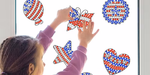 Diamond Suncatcher 4th of July