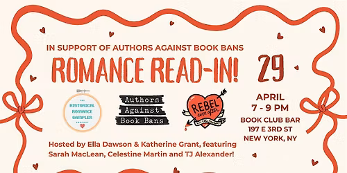 Romance Read-In to Benefit Authors Against Book Bans