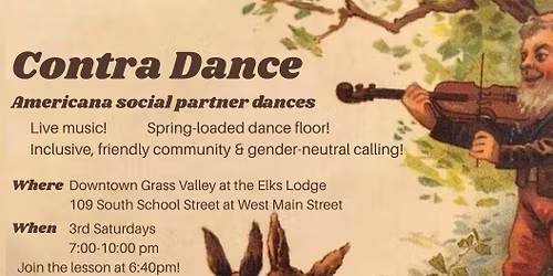 3rd Saturday Contra Dance