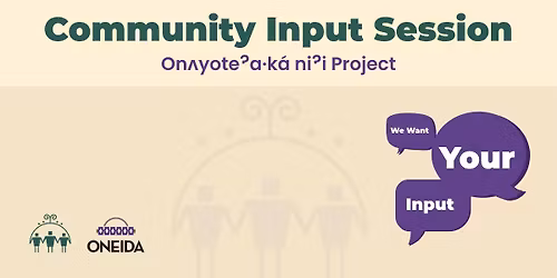 Community Input Session