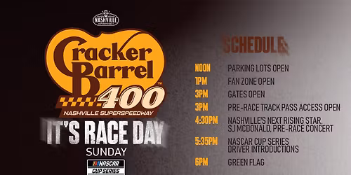 Parking Cracker Barrel 400 - NASCAR Cup Series