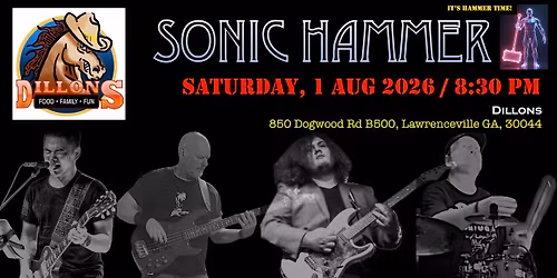Sonic Hammer at Dillons!